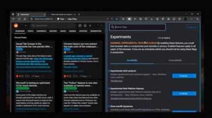 Microsoft Edge скоро позволит разместить две вкладки в одном окне