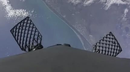 Двухсотый орбитальный запуск SpaceX представили на видео