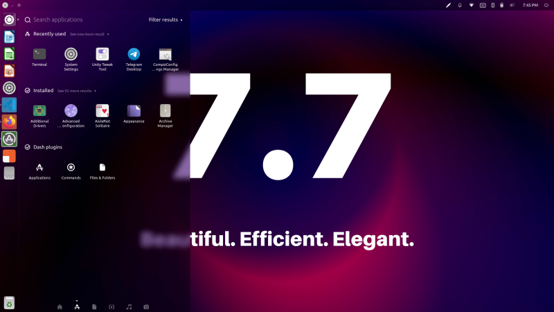 Unity 7.7 и UnityX 7.7: обновление рабочего стола для Ubuntu 23.04 доступно в двух вариантах