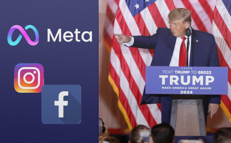 Дональду Трампу вернут его аккаунты в Facebook и Instagram