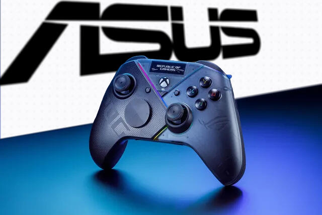 Asus анонсирует новый контроллер Xbox со встроенным OLED-экраном
