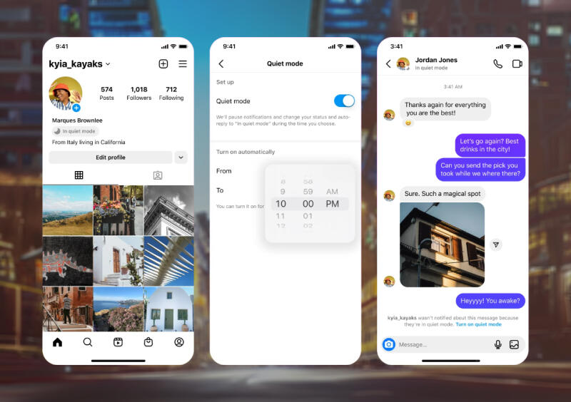 Instagram добавляет новый «Тихий режим» и возможность управления рекомендациями