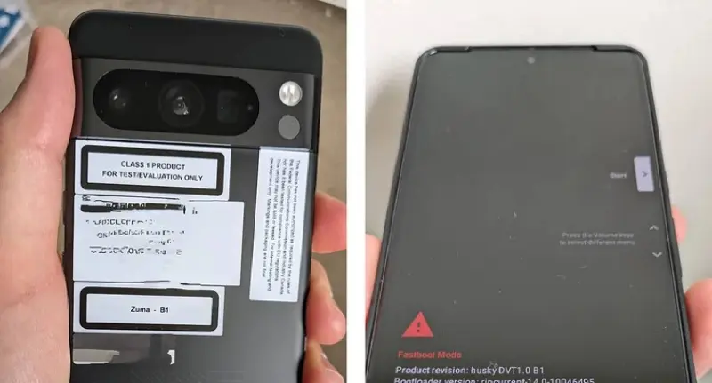Характеристики Google Pixel 8 Pro раскрыты благодаря утечке прототипа