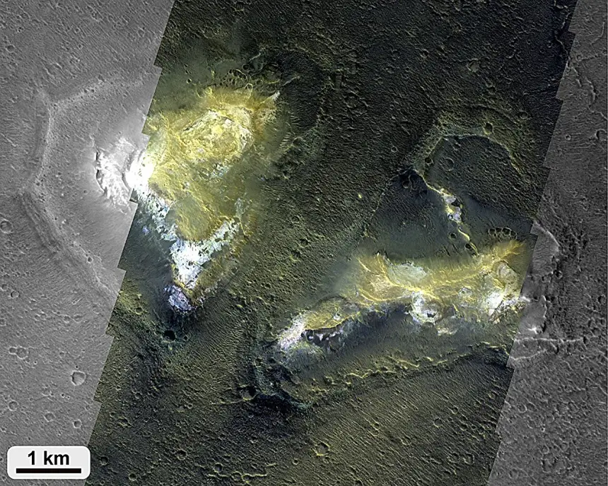 Таинственные насыпи раскрыли прошлое марсианской воды