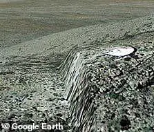 Что нашли в горах Нью-Мексико? Спутник Google Earth показал загадочный диск